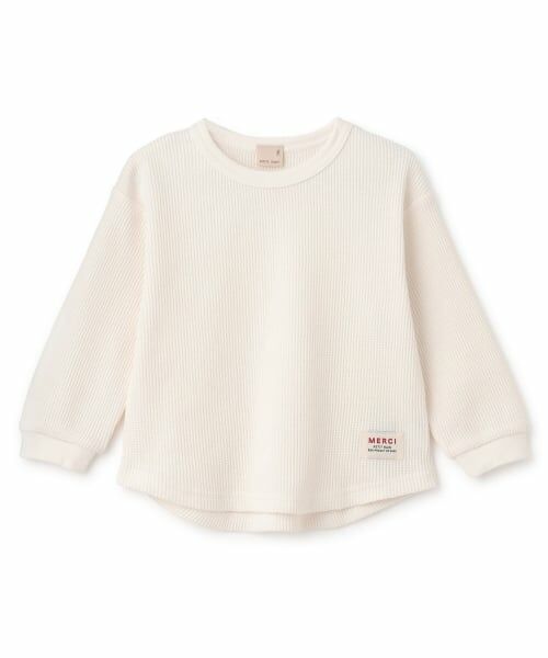 petit main / プティマイン Tシャツ | 【プティプラ】ワッフル長袖T | 詳細11