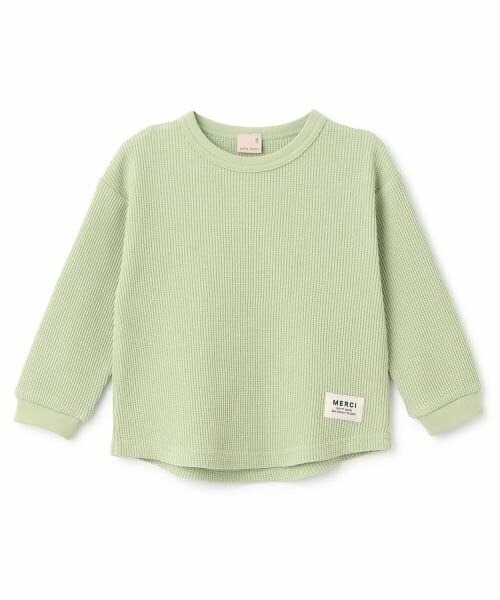 petit main / プティマイン Tシャツ | 【プティプラ】ワッフル長袖T | 詳細13