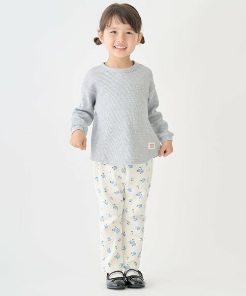 petit main / プティマイン Tシャツ | 【プティプラ】ワッフル長袖T | 詳細2