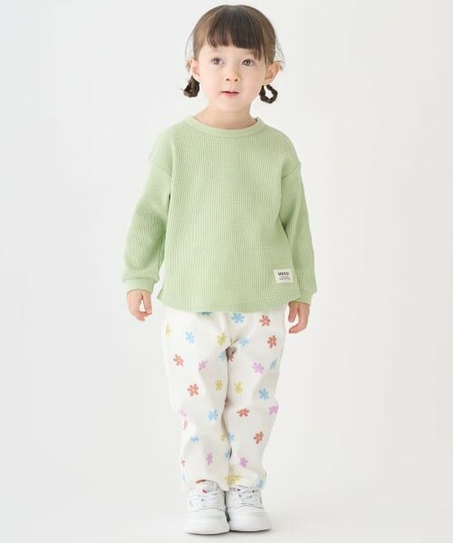 petit main / プティマイン Tシャツ | 【プティプラ】ワッフル長袖T | 詳細8