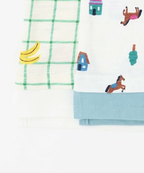 petit main / プティマイン Tシャツ | 【防汚】マルチ柄長袖Tシャツ | 詳細10