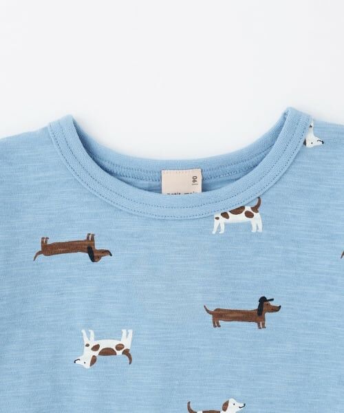 petit main / プティマイン Tシャツ | 【防汚】マルチ柄長袖Tシャツ | 詳細7