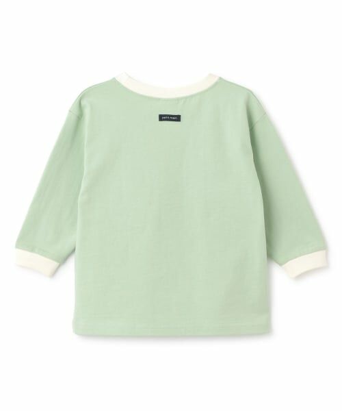 petit main / プティマイン Tシャツ | 【食品防汚】配色ゆるっと長袖Tシャツ | 詳細9