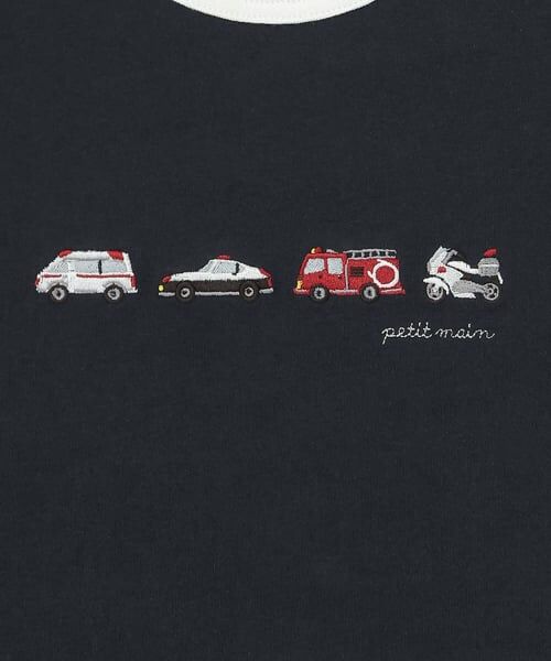 petit main / プティマイン Tシャツ | 働く車 袖布帛長袖Tシャツ | 詳細8