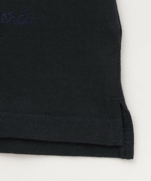 petit main / プティマイン Tシャツ | 【リンク】くま刺しゅうマリン長袖Tシャツ | 詳細10