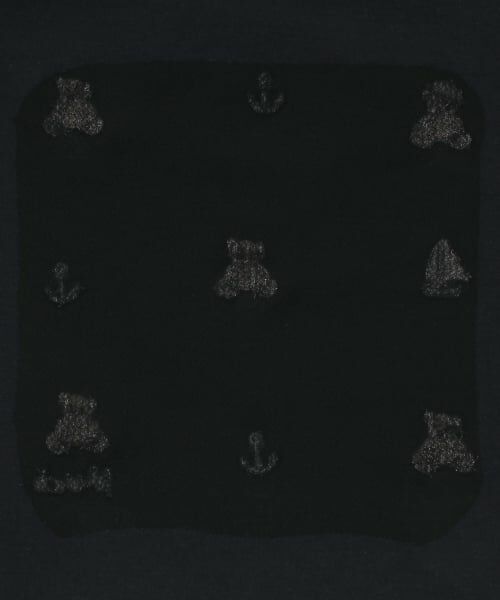 petit main / プティマイン Tシャツ | 【リンク】くま刺しゅうマリン長袖Tシャツ | 詳細7