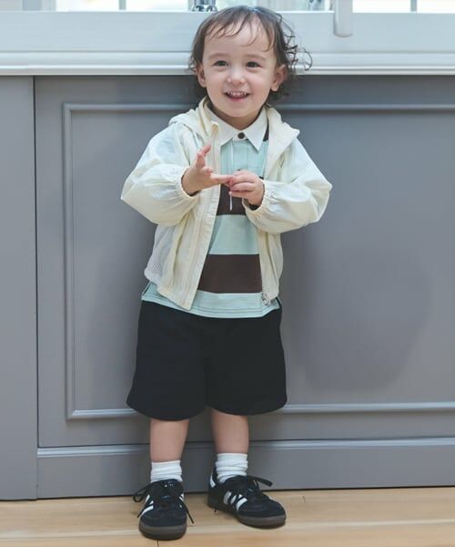 petit main / プティマイン ブルゾン | 【ポケッタブル】ワッシャーウィンブレ | 詳細4