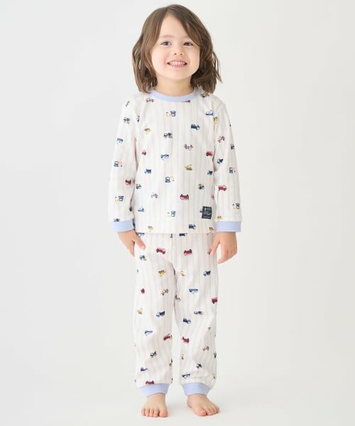 petit main / プティマイン ルームウェア | BOYS長袖パジャマ（ライト ブルー）