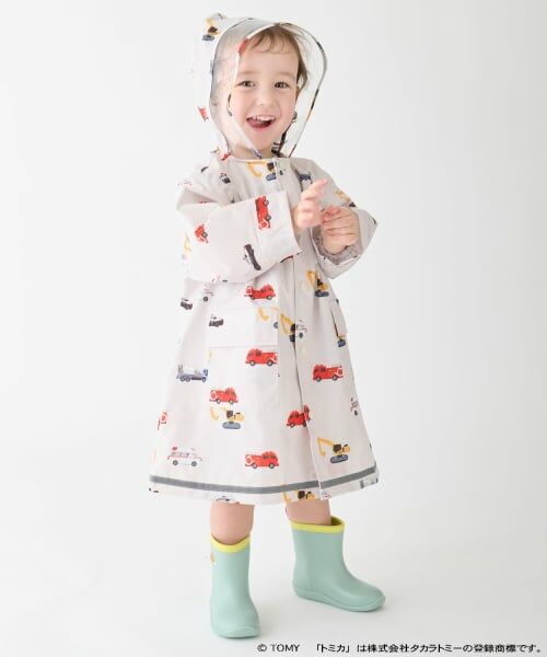 petit main / プティマイン その他アウター | 【TOMICA】レインコート（薄ベージュ）