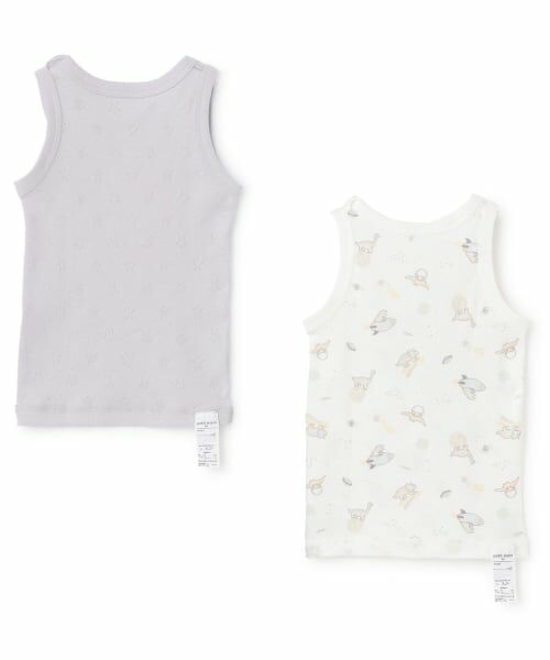 petit main / プティマイン その他インナー・ルームウェア | 【弱酸性】男児タンク肌着2P | 詳細1