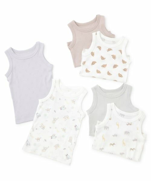 petit main / プティマイン その他インナー・ルームウェア | 【弱酸性】男児タンク肌着2P | 詳細7
