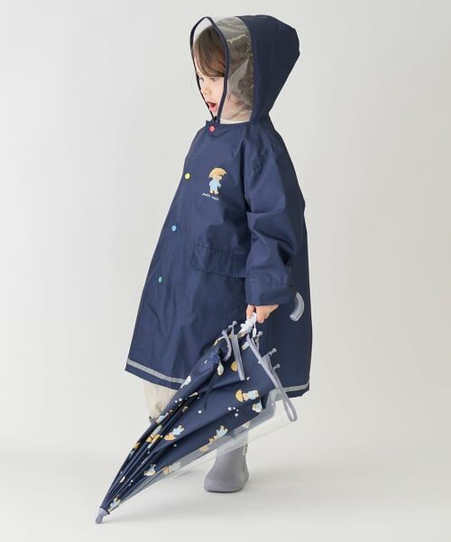 petit main / プティマイン その他アウター | レインコート（紺）
