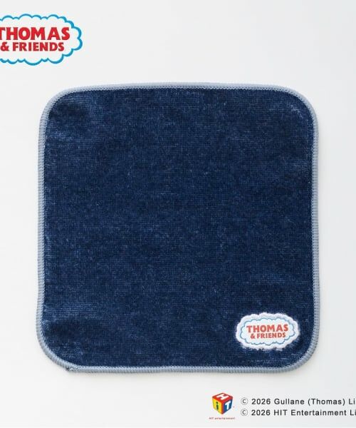 petit main / プティマイン ハンカチ | 【3月13日発売予定】【きかんしゃトーマス】ハンカチ（紺）