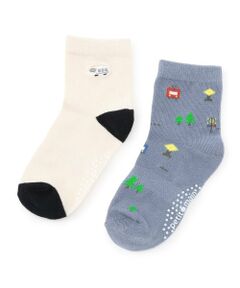 petit main / プティマイン ソックス | アソートクルーソックス2P