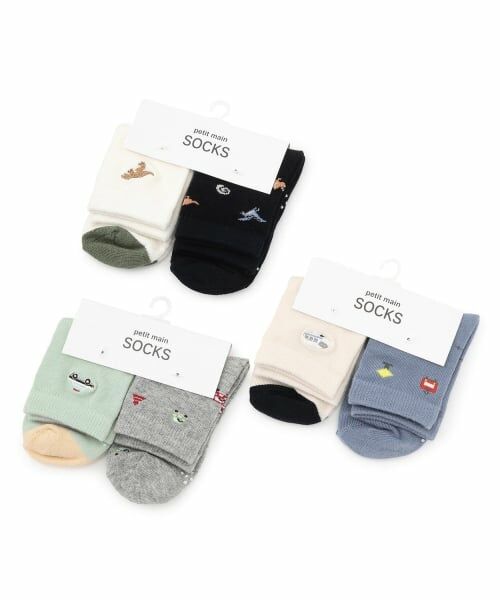 petit main / プティマイン ソックス | アソートクルーソックス2P | 詳細6