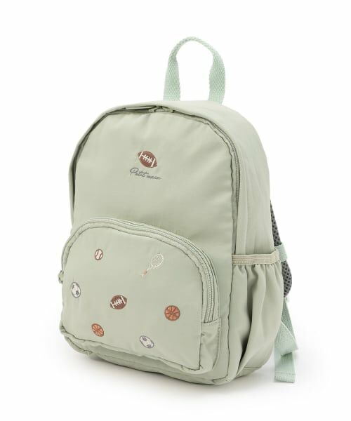 petit main / プティマイン リュック・バックパック | アソートリュック(Sサイズ)（ライト グリーン）