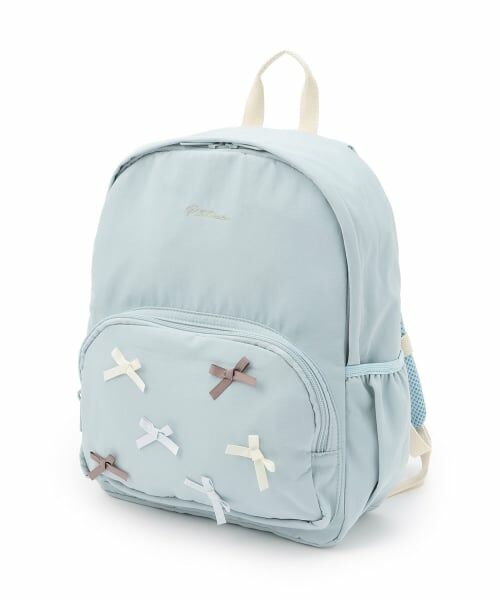 petit main / プティマイン リュック・バックパック | アソートリュック(Mサイズ)（サックス）