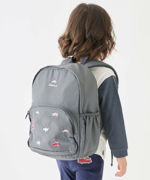 petit main / プティマイン リュック・バックパック | アソートリュック(Mサイズ)（チャコール）