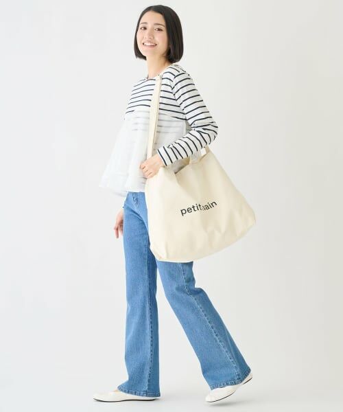 petit main / プティマイン トートバッグ | キャンバス2WAYショルダートート/LG | 詳細6