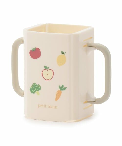 petit main / プティマイン ベビー・キッズグッズ | 折り畳み紙パックドリンクホルダー（グリーン）