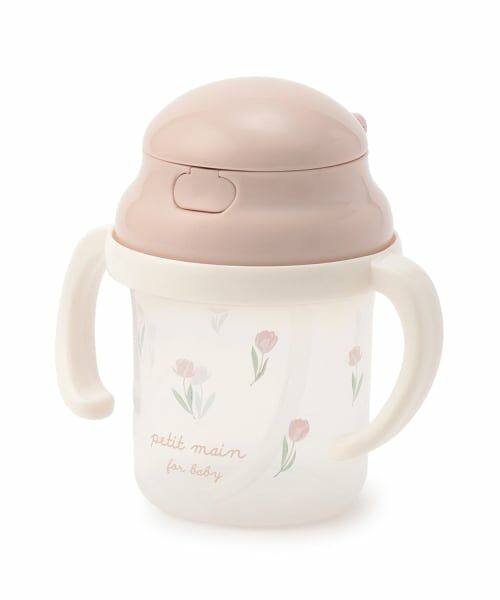 petit main / プティマイン ベビー・キッズグッズ | ストローマグ（ライト ピンク）