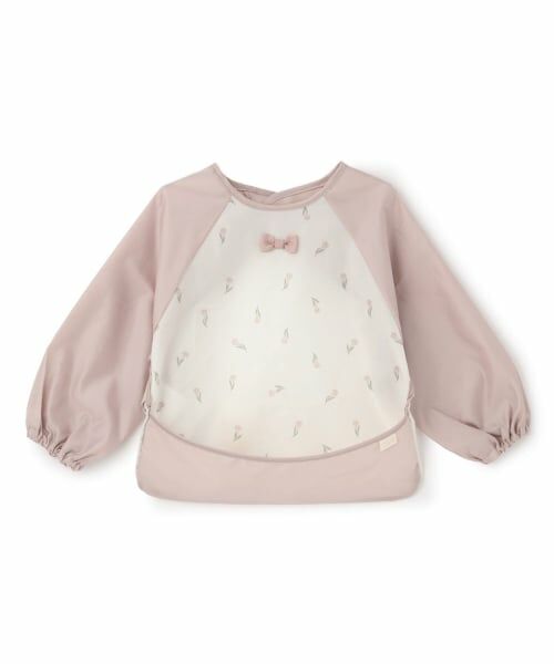 petit main / プティマイン スタイ・ビブ | お食事エプロン（ライト ピンク）