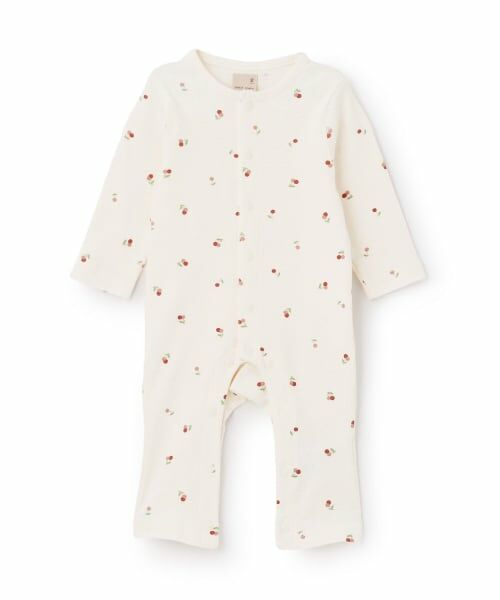 petit main / プティマイン ロンパース | 【GOODPRICE】長袖カバーオール(オフ ホワイト)