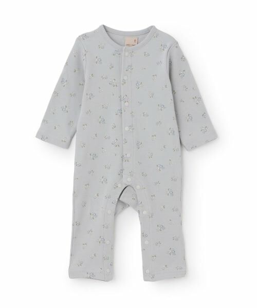 petit main / プティマイン ロンパース | 【GOODPRICE】長袖カバーオール(ライト ブルー)