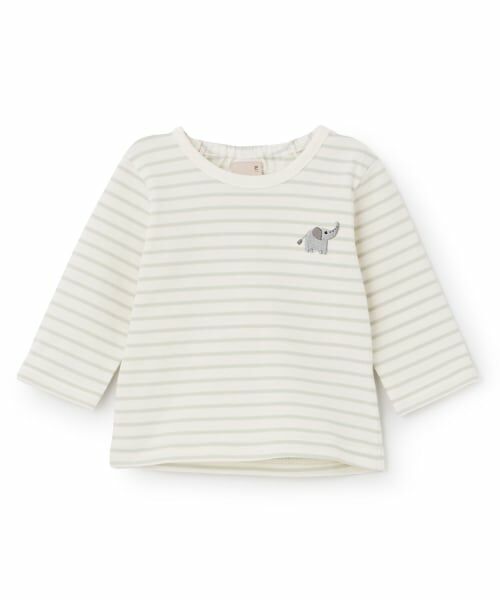 petit main / プティマイン ベビー・キッズウエア | 【GOODPRICE】長袖Tシャツ（ライト グリーン）