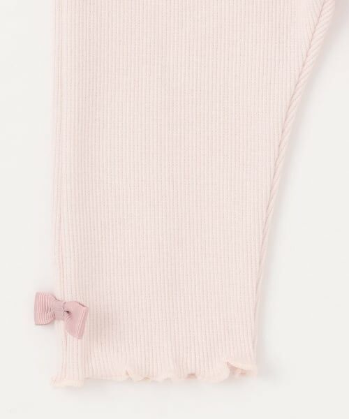 petit main / プティマイン ベビー・キッズウエア | 【GOODPRICE】裾リボンレギンス | 詳細3