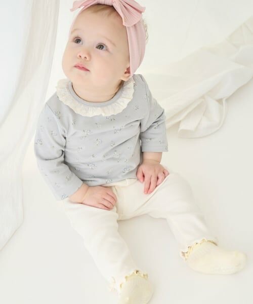 petit main / プティマイン ベビー・キッズウエア | 【GOODPRICE】裾リボンレギンス | 詳細8