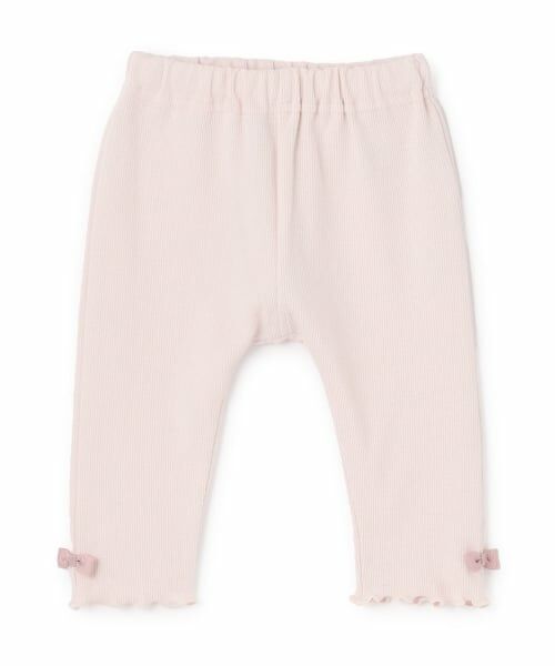 petit main / プティマイン ベビー・キッズウエア | 【GOODPRICE】裾リボンレギンス（ピンク）