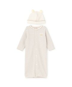 petit main / プティマイン ロンパース | 帽子つき2wayオール