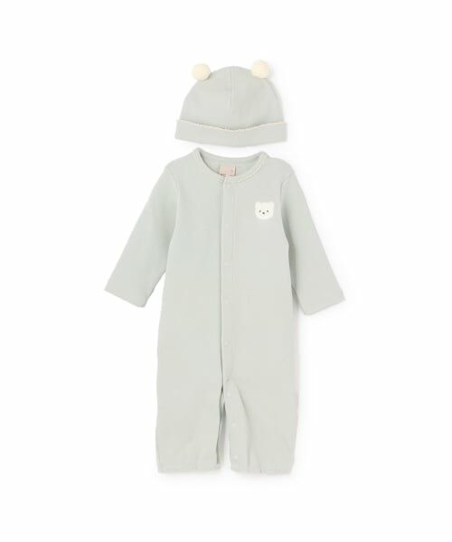 petit main / プティマイン ロンパース | 帽子つき2wayオール | 詳細6