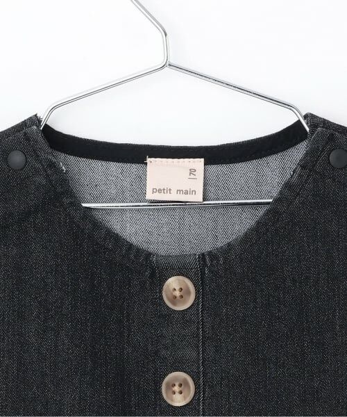 petit main / プティマイン ベビー・キッズウエア | デニムサロペット | 詳細2