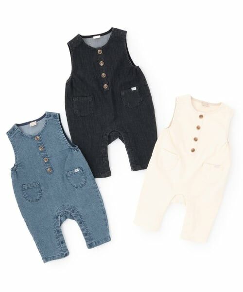 petit main / プティマイン ベビー・キッズウエア | デニムサロペット | 詳細7