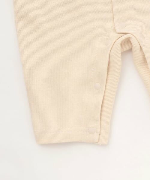 petit main / プティマイン ロンパース | アニマル刺しゅうサロペ風カバーオール | 詳細9