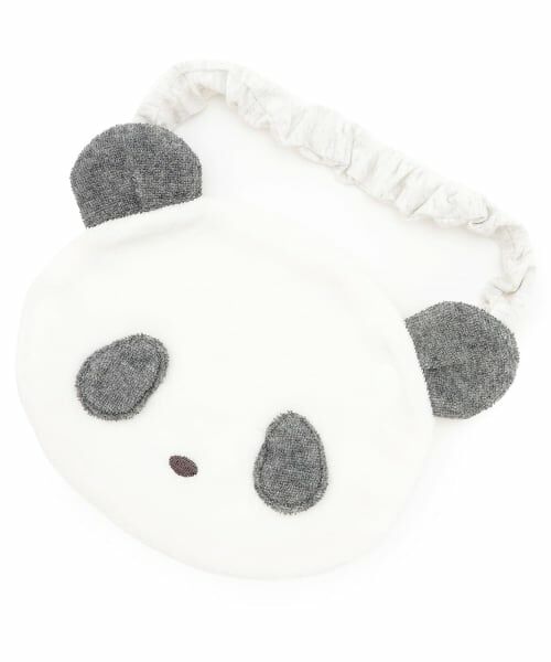 petit main / プティマイン スタイ・ビブ | アニマルスタイ（チャコール）