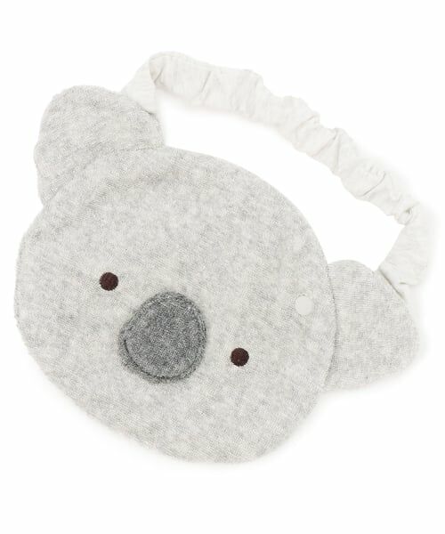 petit main / プティマイン スタイ・ビブ | アニマルスタイ（グレー）