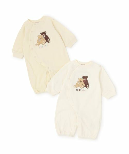 petit main / プティマイン ロンパース | 【TeddyBear】アップリケ2WAYオール | 詳細11