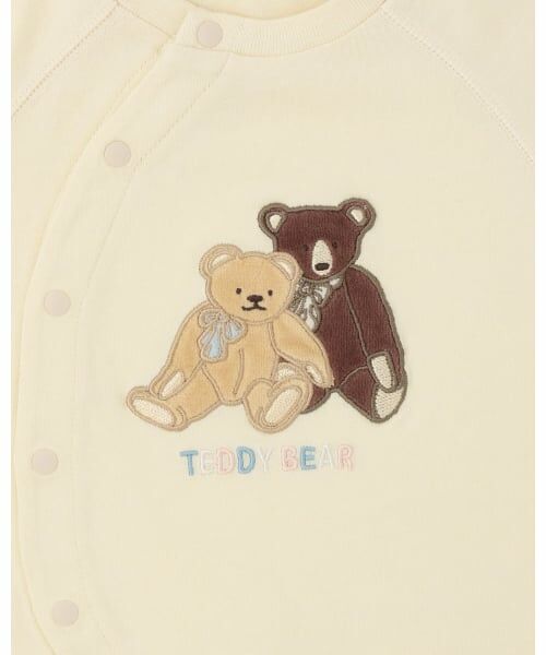 petit main / プティマイン ロンパース | 【TeddyBear】アップリケ2WAYオール | 詳細4