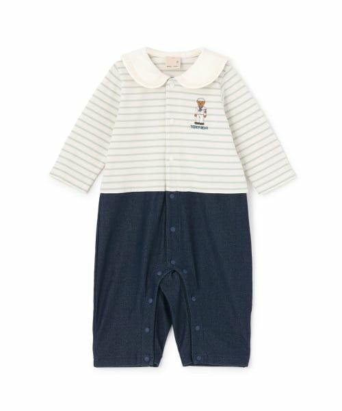 petit main / プティマイン ロンパース | 【TeddyBear】セーラーくまカバーオール | 詳細2