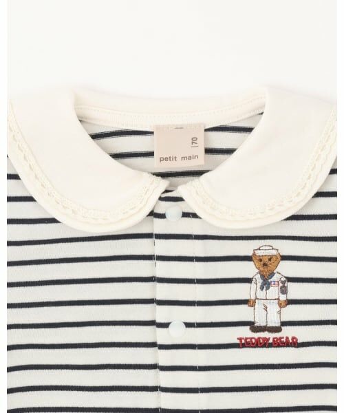petit main / プティマイン ロンパース | 【TeddyBear】セーラーくまカバーオール | 詳細4
