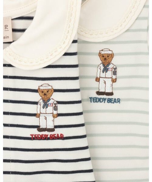 petit main / プティマイン ロンパース | 【TeddyBear】セーラーくまカバーオール | 詳細5