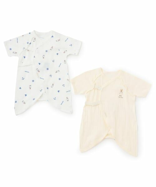 petit main / プティマイン 肌着 | 【TeddyBear】コンビ肌着（クリーム）