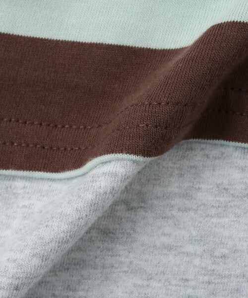 petit main / プティマイン ロンパース | 【リンク】ボーダーラガー長袖カバーオール | 詳細11