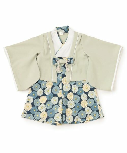 petit main / プティマイン ロンパース | boys 袴カバーオール | 詳細3