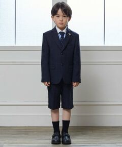 petit main / プティマイン セットアップ | 【フォーマル】チェックJK+ハーフパンツセット