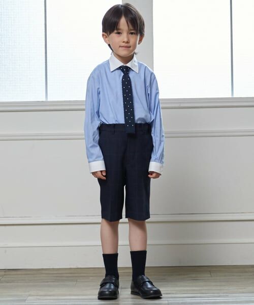 petit main / プティマイン セットアップ | 【フォーマル】チェックJK+ハーフパンツセット | 詳細4