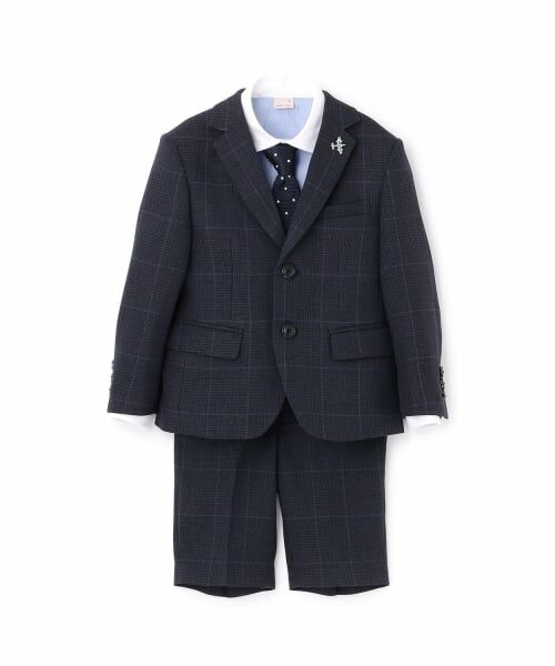 petit main / プティマイン セットアップ | 【フォーマル】チェックJK+ハーフパンツセット | 詳細8